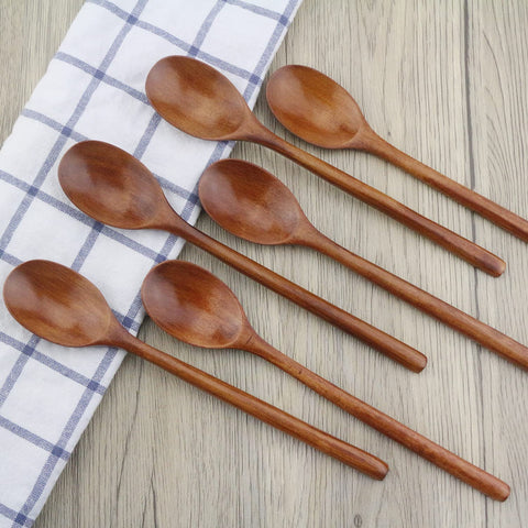 ADLORYEA Cuchara de sopa de madera 9 pulgadas para calentar sopas sin rayar ollas.