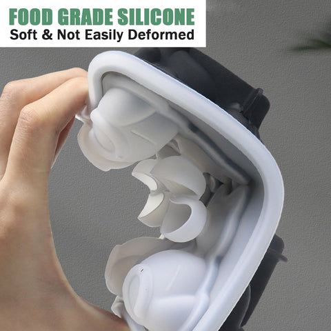 Admaison desmolde fácil: cubos flexibles que salen sin esfuerzo.