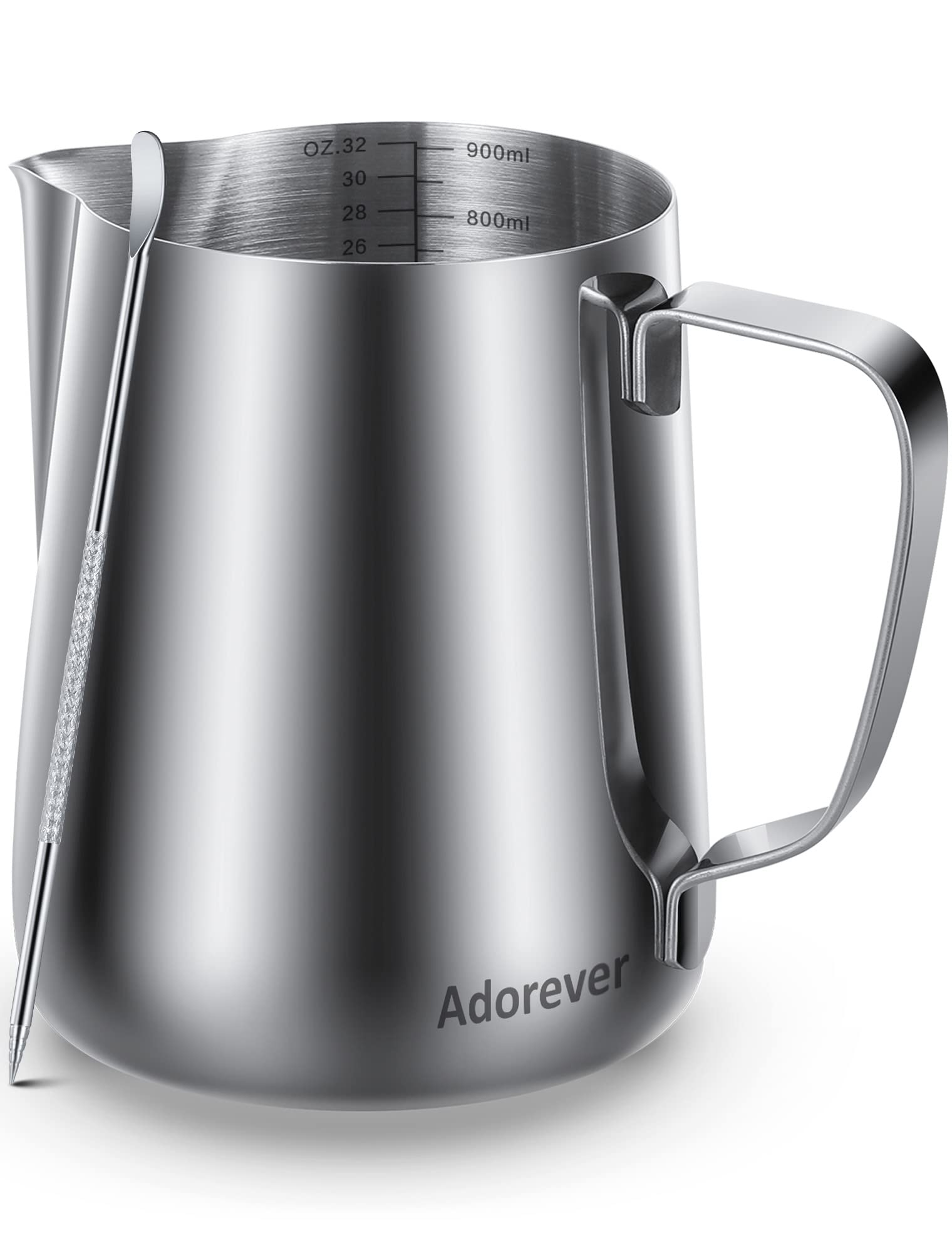Jarra Adorever espumar leche 32oz para crema suave en casa