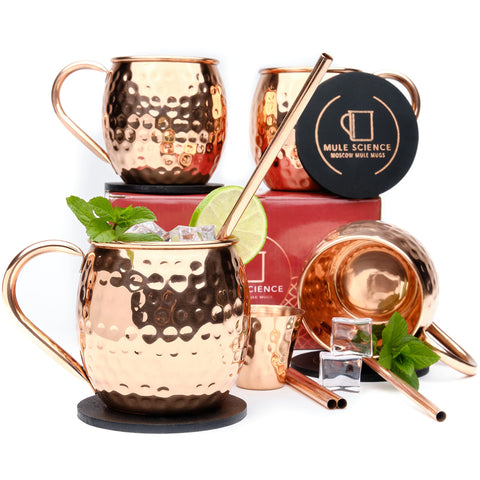 Advanced Mixology Mule Science: borde suave para sorber sin esfuerzo.