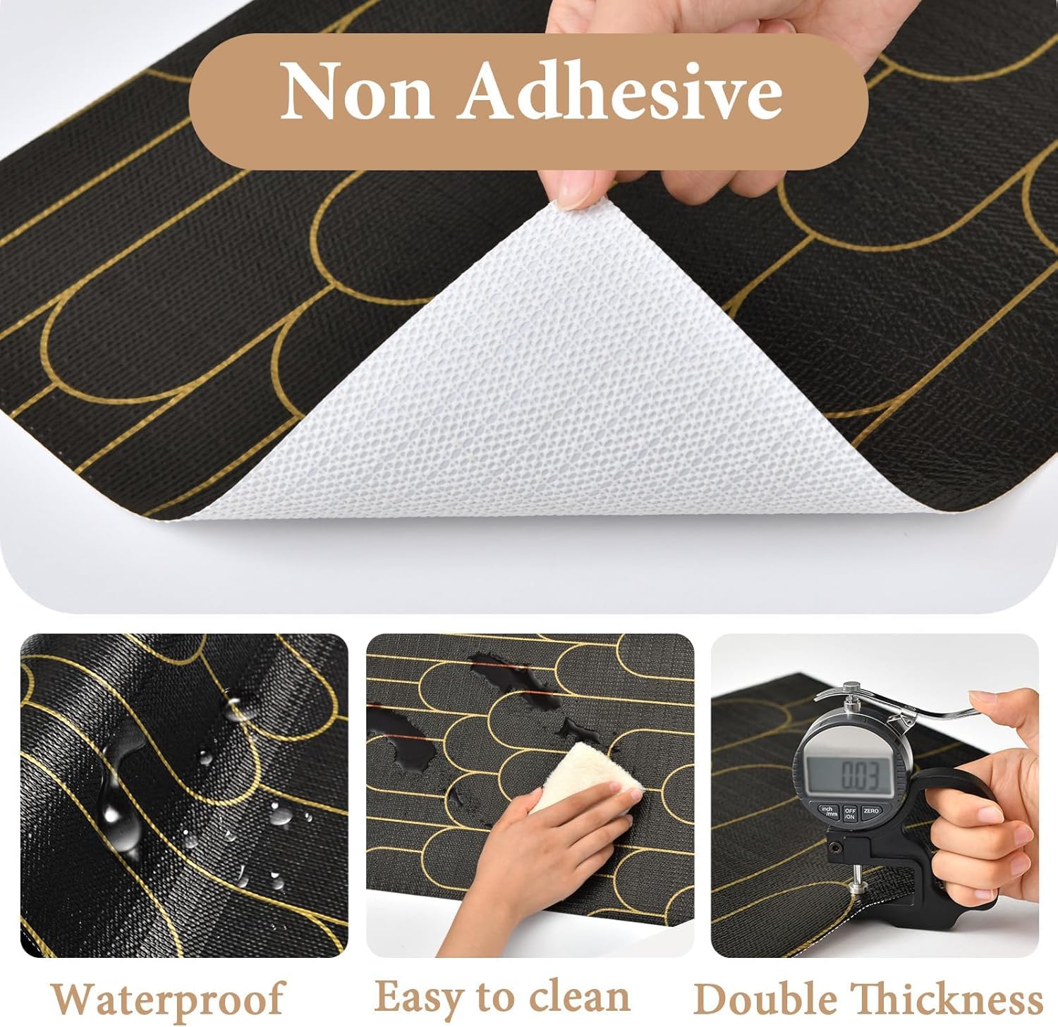 Superficie impermeable Adwann para facilitar limpieza de cajones