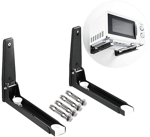 Aebor soporte microondas 304 en pared ofrece estabilidad y acceso cómodo.