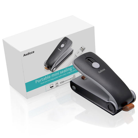 Aedicce mini sellador con batería integrada de 1200 mAh.