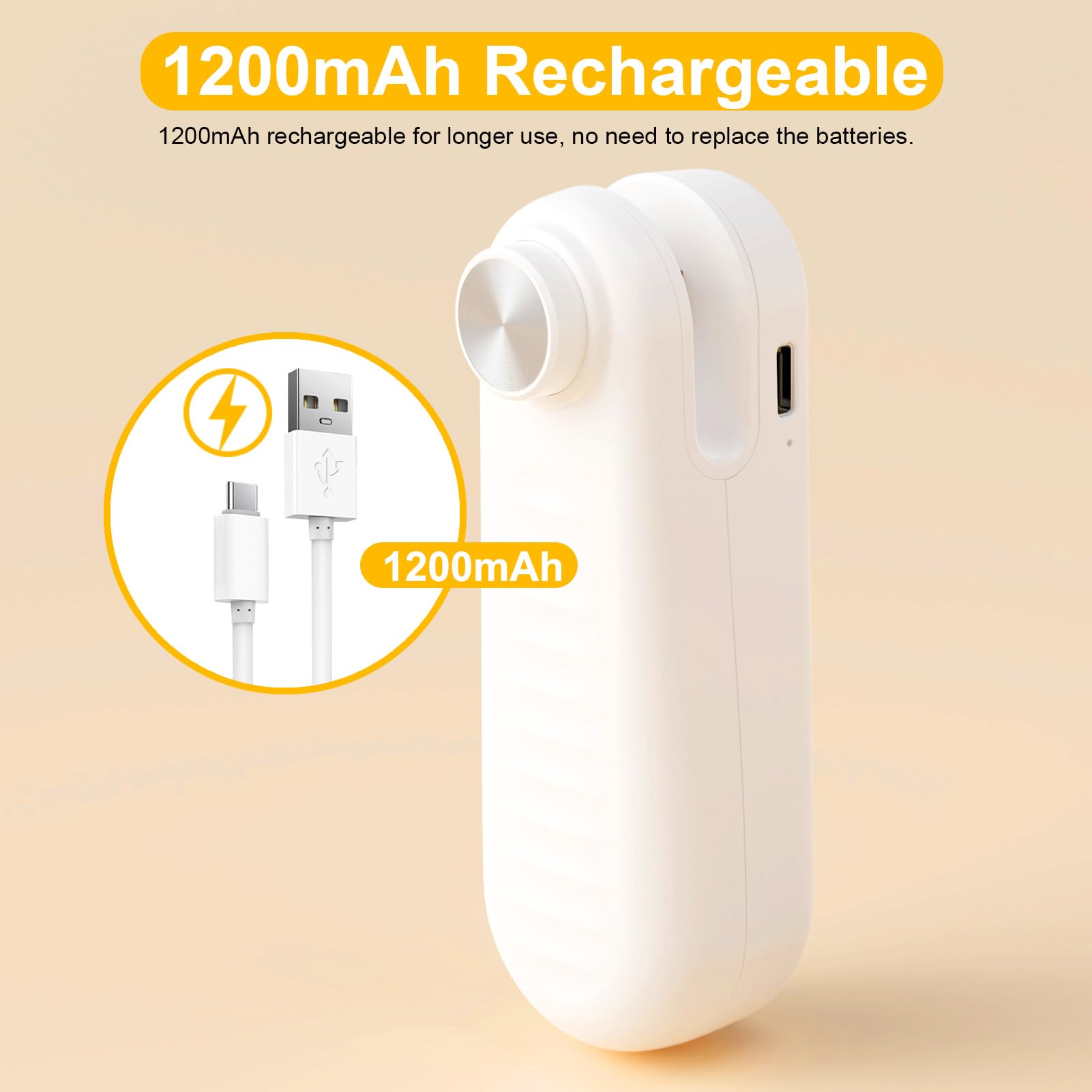 Aedicce sellador USB-C recargable para sellado rápido de bolsas
