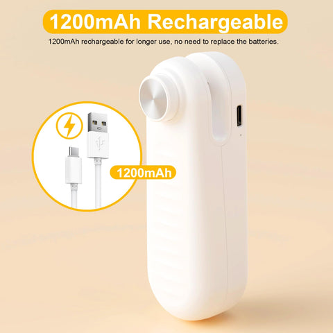 Aedicce sellador USB-C recargable para sellado rápido de bolsas