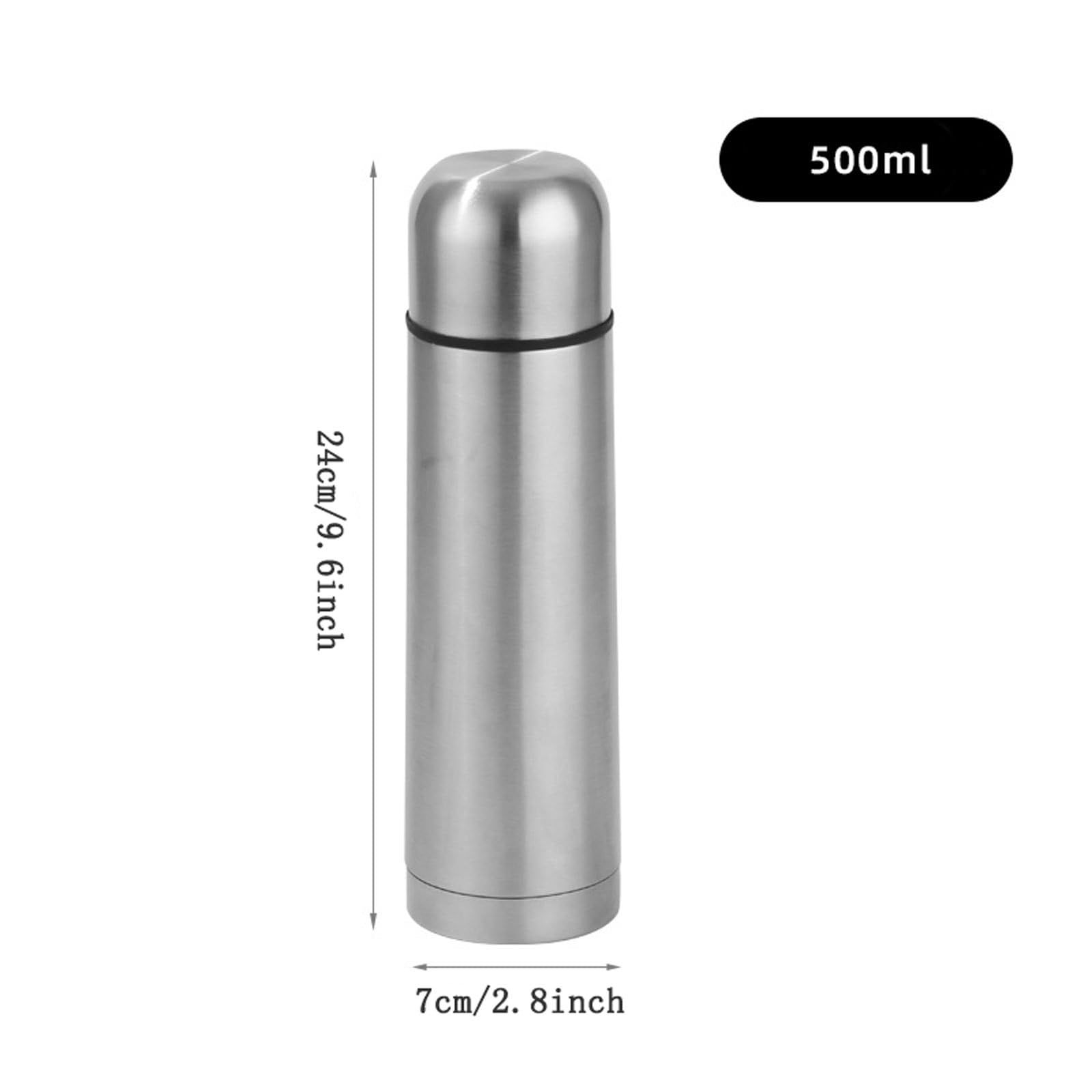 Botella AEEISTNY 500ml, diseño anti-filtración para uso diario.