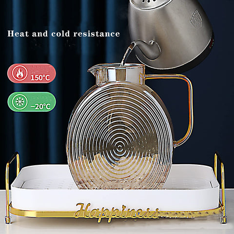 Jarra AEFPOYMXU 2,2 L, gran capacidad para familias.