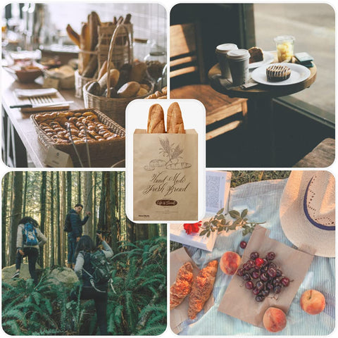AeKahtay diseño marrón natural, ideal para tiendas y uso doméstico