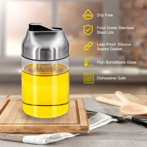 Aelga dispensador aceite y vinagre, consumo exacto sin goteos