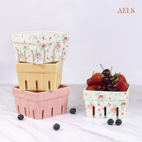 Cesta AELS para regalo y exhibición de productos en fiestas.