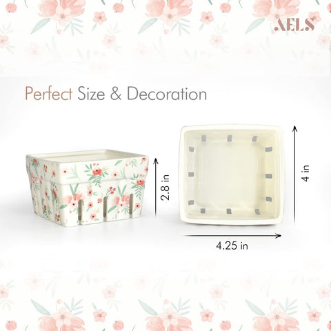 Cesta de bayas AELS con ranuras ventiladas para conservar frescura.