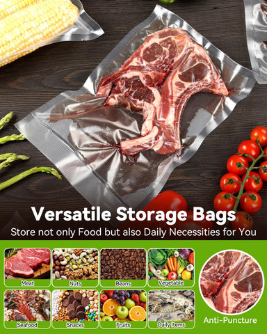 Bolsas AENTGIU reutilizables para preparacion de comidas semanales.