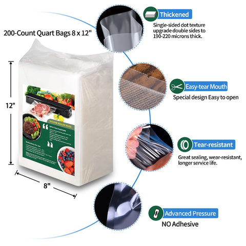 Bolsas AENTGIU libres de BPA para almacenamiento seguro de alimentos