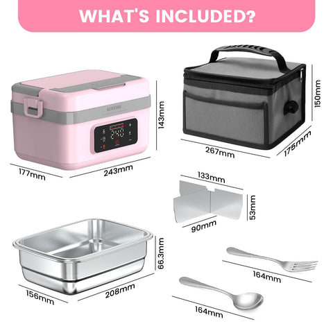 Accesorios incluidos de AERKINE: utensilios y bolsa aislante.