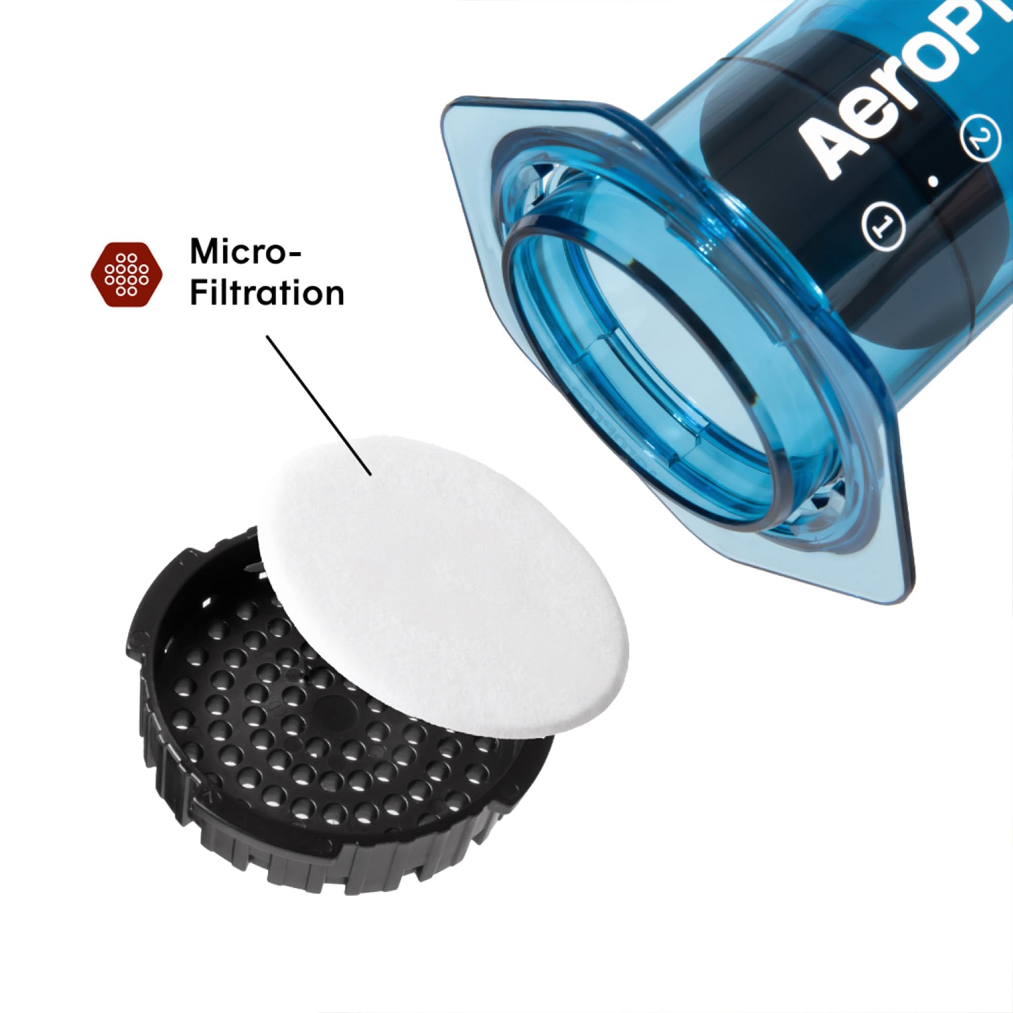 AeroPress filtración micro: menos sedimentos y sabor pulido.