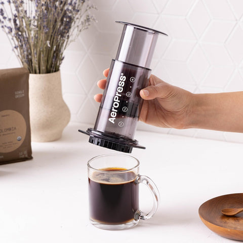 AeroPress Clear Black: limpieza rápida y sencilla tras cada preparación.