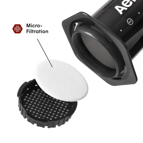 AeroPress Original XL, control de extracción para preparar bebidas a tu medida.