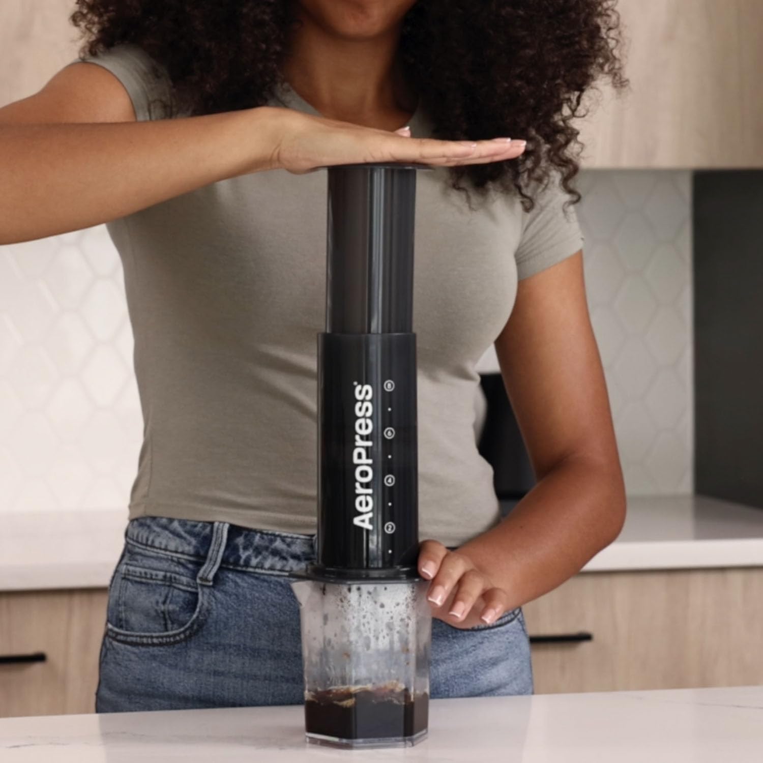 AeroPress XL: ajuste-xl, extracción constante y sin desvíos.