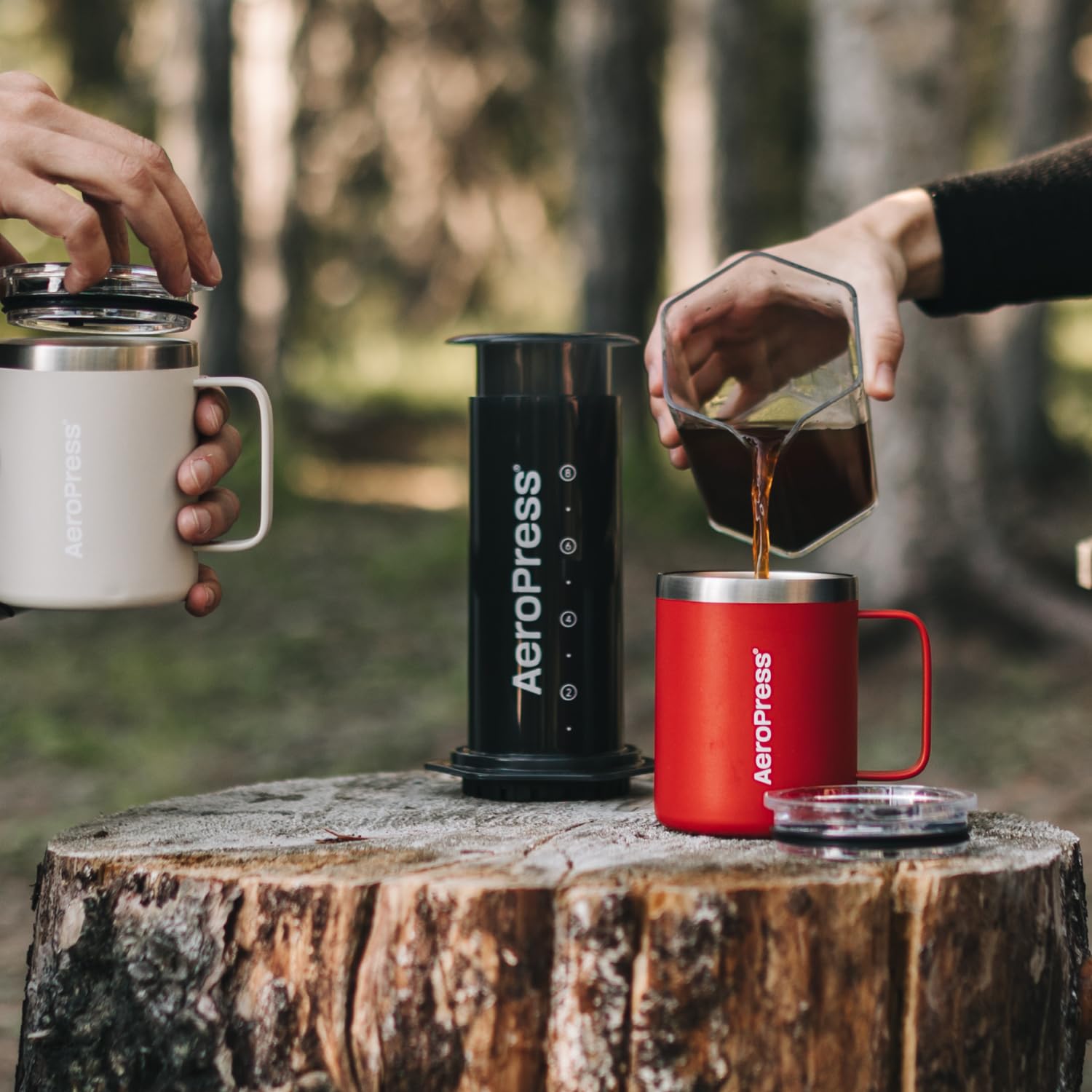 AeroPress XL diseño ligero para transporte y limpieza rápida