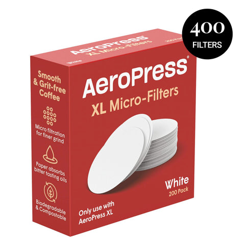 AeroPress XL: uso-sostenible, papel compostable y menor residuo.