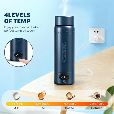 AerRoll pantalla de cristal líquido y 4 temperaturas para mayor precisión.
