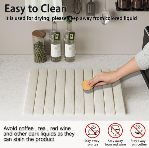 Aetherforge mat secado piedra usos múltiples en cocina y baño