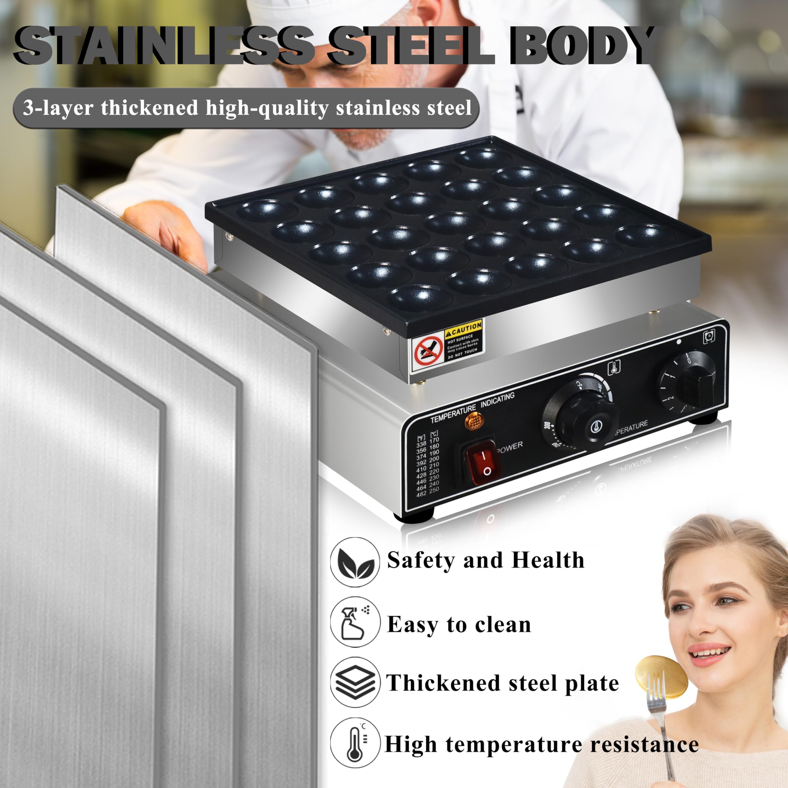 AEYDJXMER uso profesional y doméstico para una cocina versátil.
