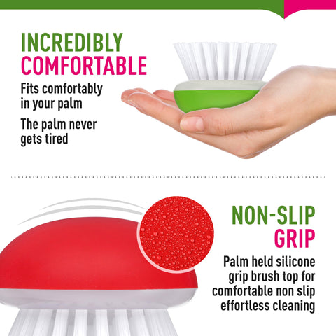 Cepillo Affordable para higiene de alimentos, fácil de enjuagar.