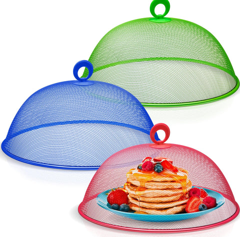 Affordable cubiertas de alimentos con malla verde, ideal para picnic al aire libre