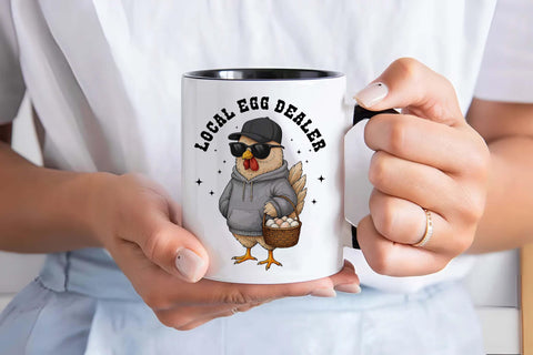 Affordali: taza café diaria con diseño visible en ambas manos.