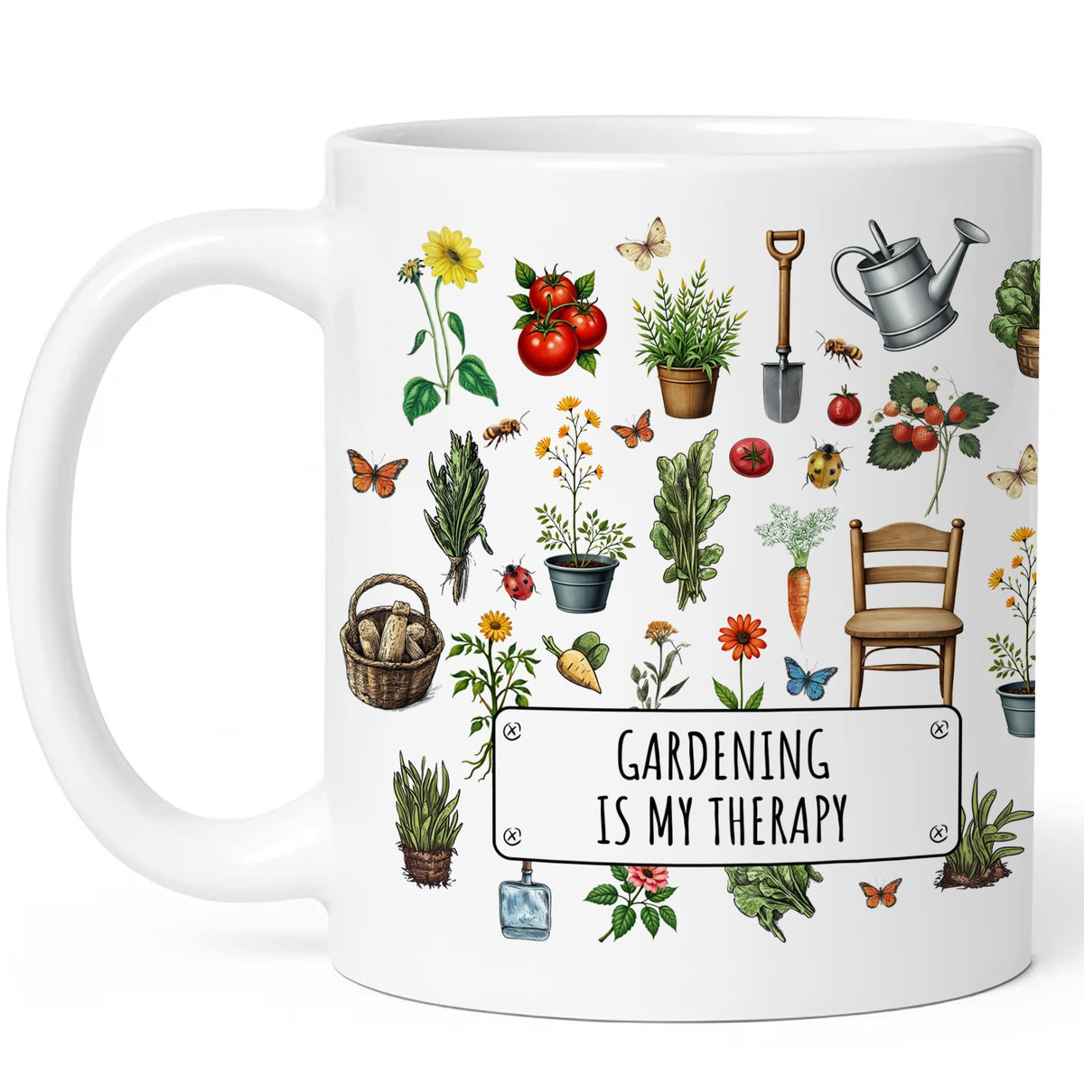 Affordali taza planta mujer regalo, para empezar el día con humor y verde