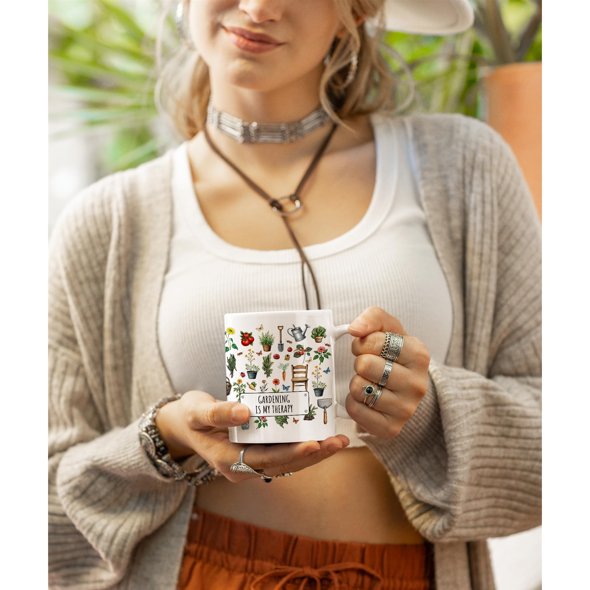 Affordali taza planta personalidad, perfecta para amantes de plantas con estilo propio