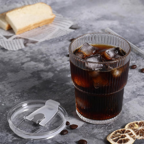 AFINSEA vaso reutilizable con pajilla de silicona, perfecto para uso diario.