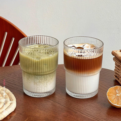 AFINSEA vaso de vidrio apto para lavavajillas, limpieza fácil.