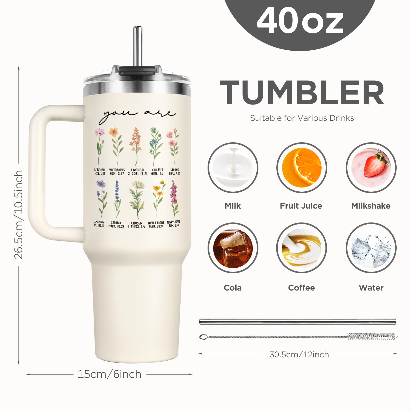 Termo Afterprints de doble aislamiento, vista superior, mantiene bebidas frías por más tiempo.