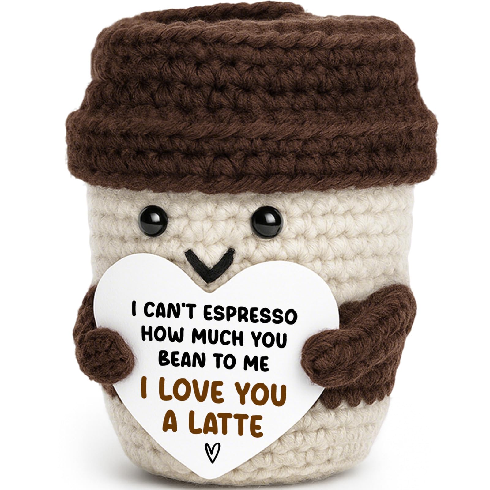 Agantree art Regalo colección crochet taza cafe: conjunto único para amantes del café.