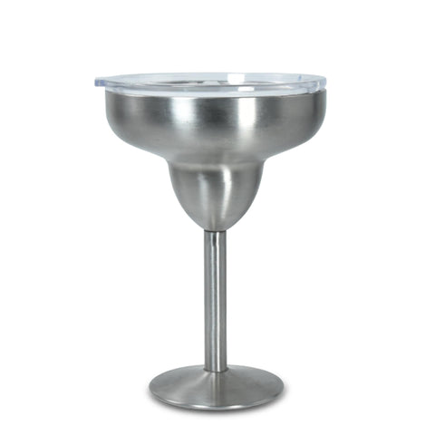AGH vaso margarita con tapa deslizante mantiene la bebida fría y evita derrames.