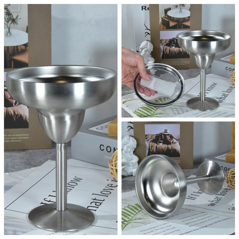 AGH vaso margarita de usos múltiples para cócteles y aperitivos al aire libre.