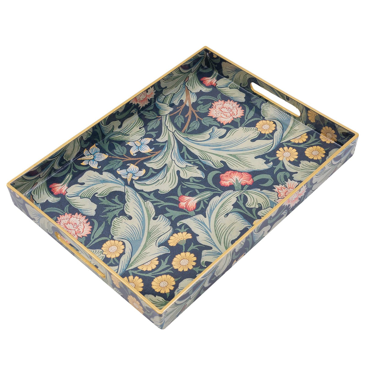 Bandeja AGIOTA con diseño moderno para la mesa de centro, ideal para servir.