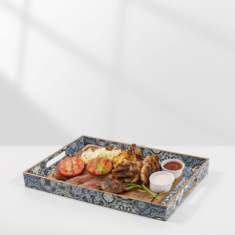 Bandeja AGIOTA decorativa para salón, añade estilo a cualquier zona.