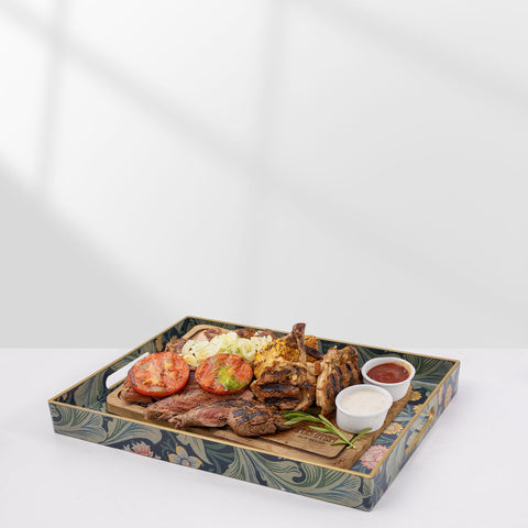 Bandeja AGIOTA para mesa de café, estable y práctica.