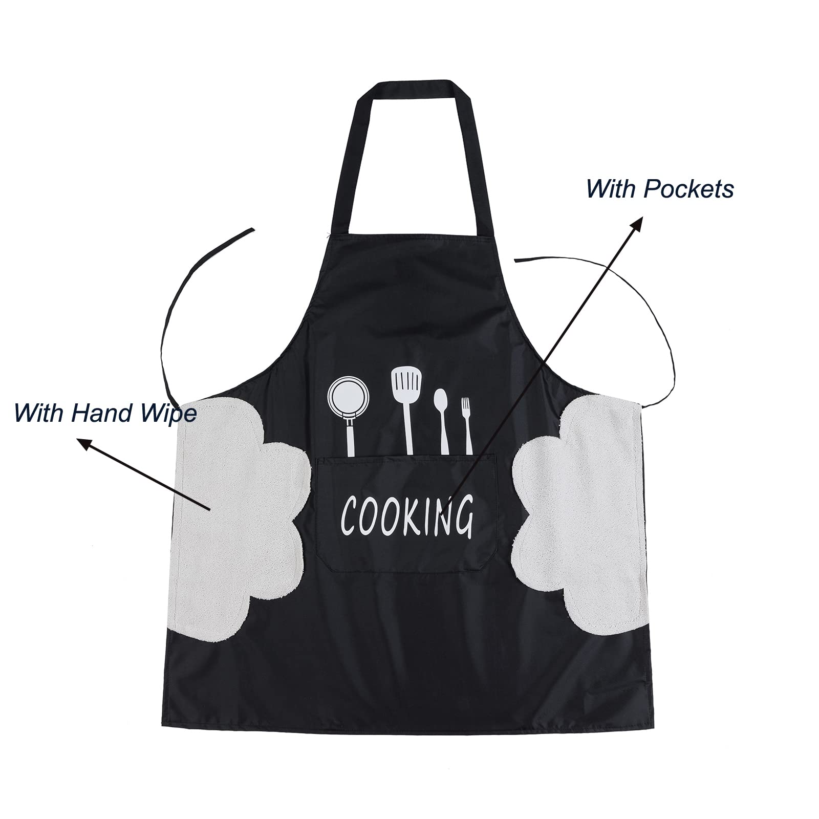 Delantal Agirlvct de diseño práctico y bonito para cocinar y hornear.