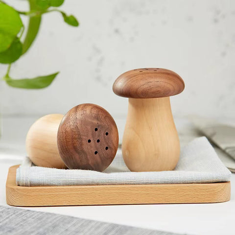 Agirlvct diseño hongo madera: elemento decorativo y funcional para la cocina