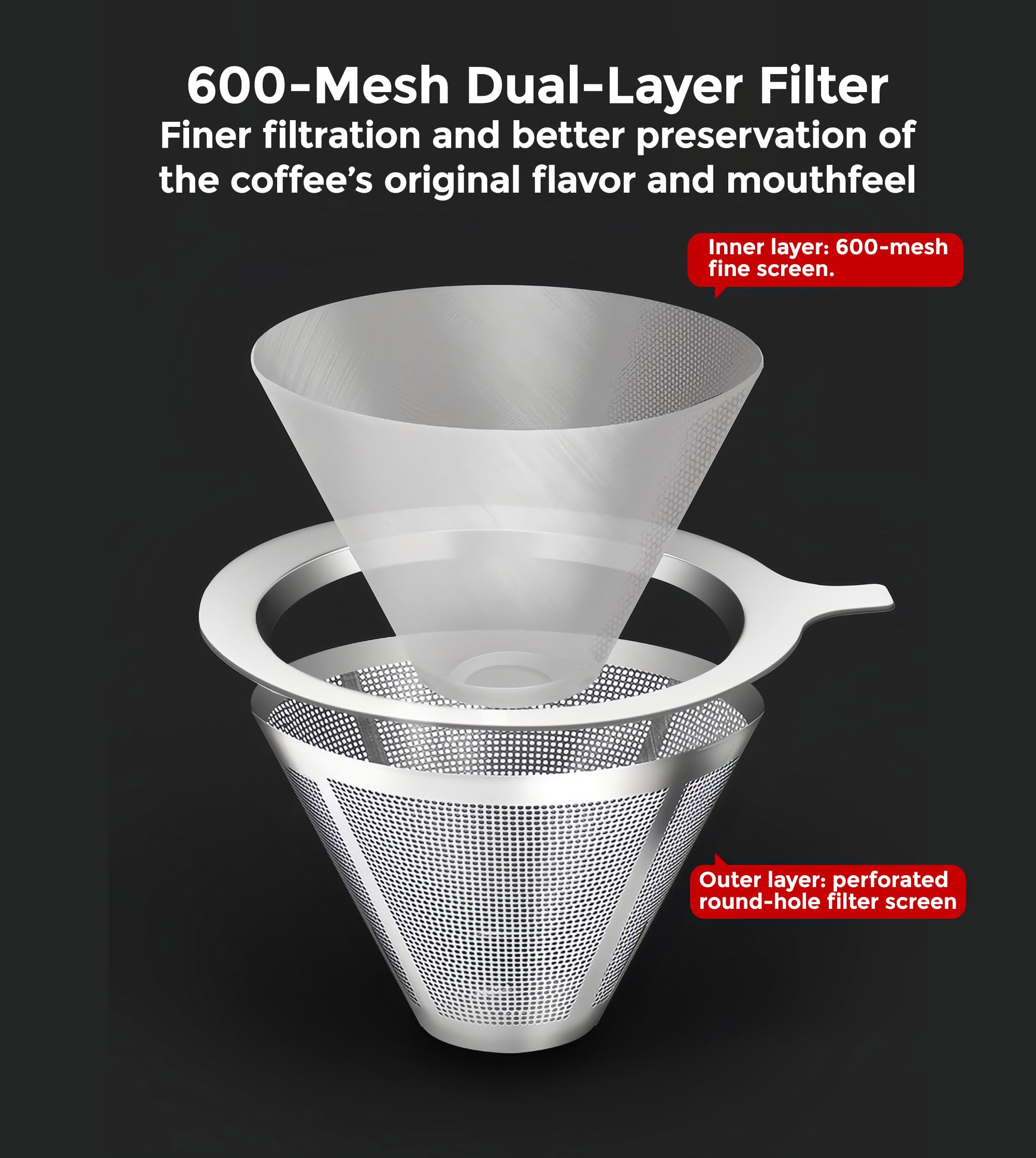 AGOGO vidrio borosilicato resistente a temperaturas, compatible con frío y caliente.