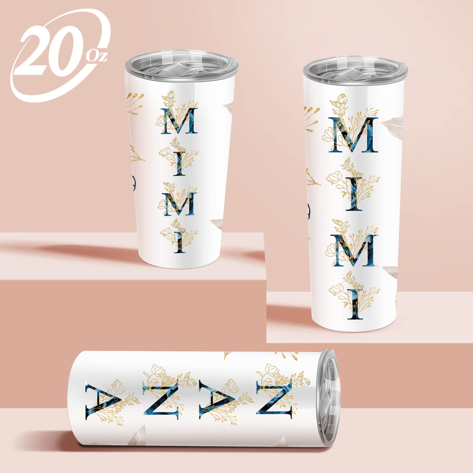 AGOT Mimi vaso térmico con diseño 3D en exterior llamativo.