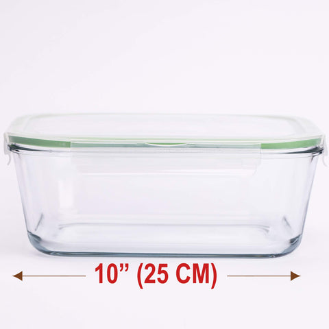 Vidrio AGTRADE libre de BPA para almacenamiento seguro de alimentos.