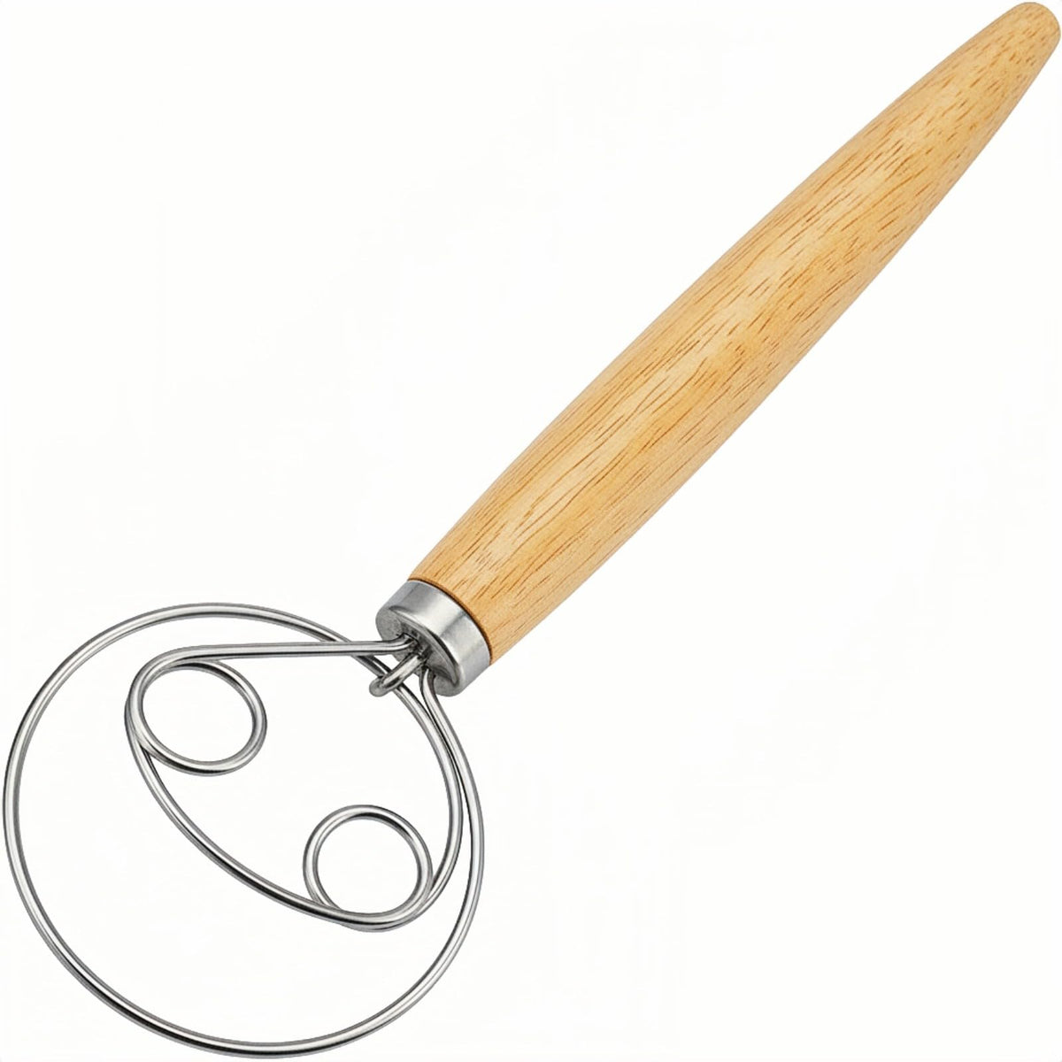Agttete batidor de masa danesa ideal para mezclar harina de forma uniforme.