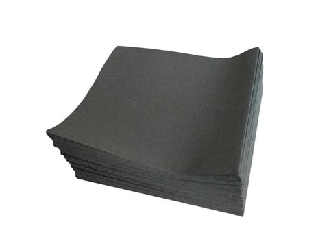Servilletas negras con aspecto lino de AH American Homestead para bodas