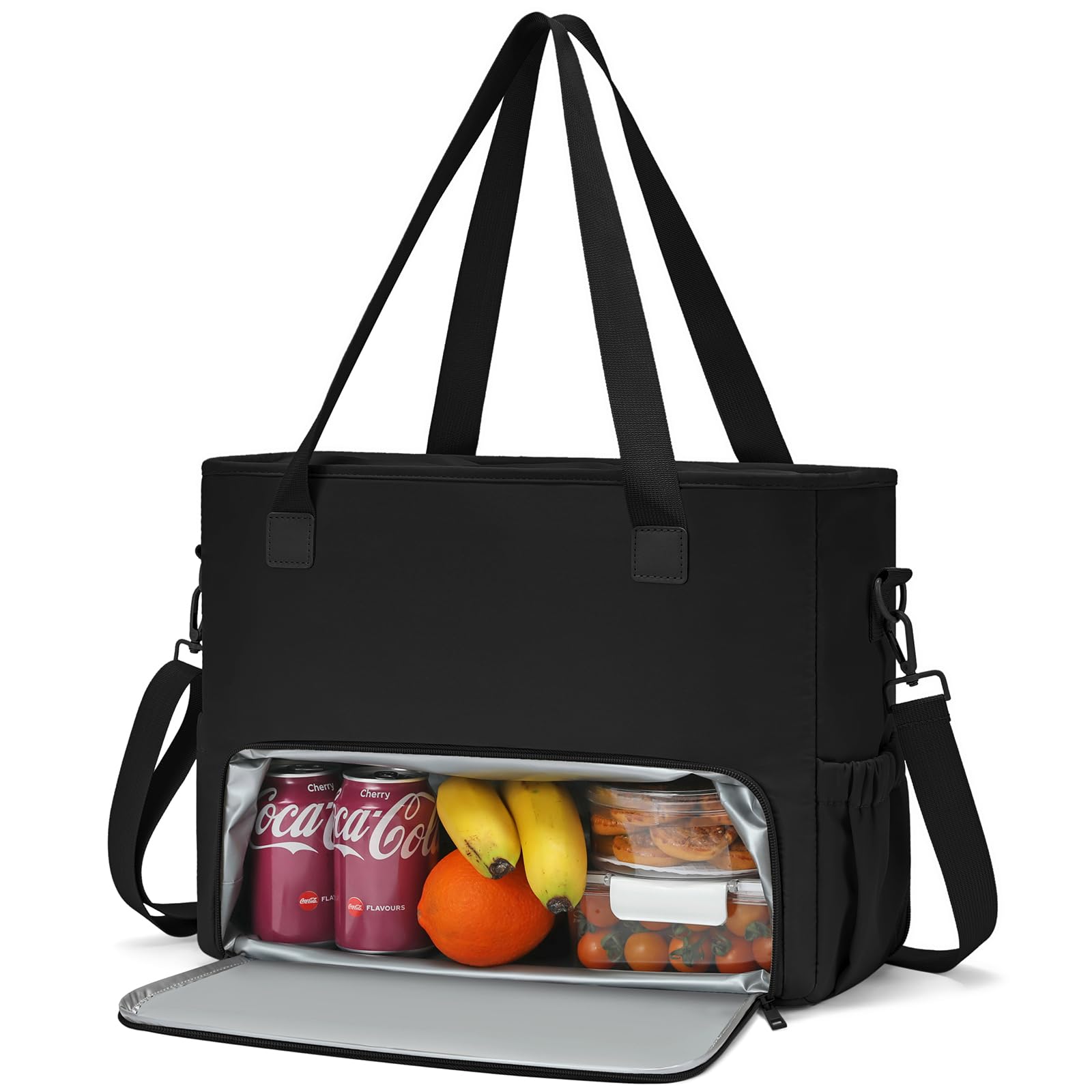 Bolsa de almuerzo para mujer AHHZOOPLL en frente, estilo profesional para la oficina.