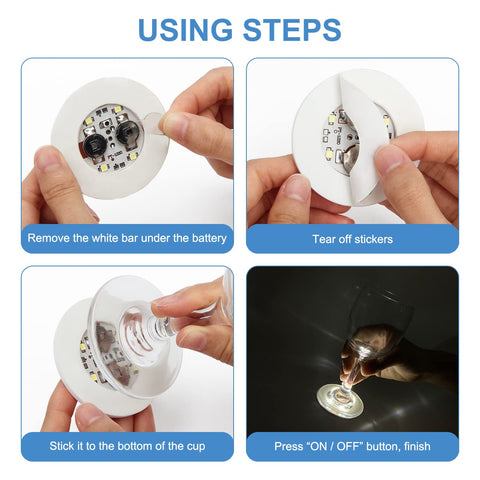 AHIER posavasos luminosos para bodas, crea ambiente festivo y memorable.
